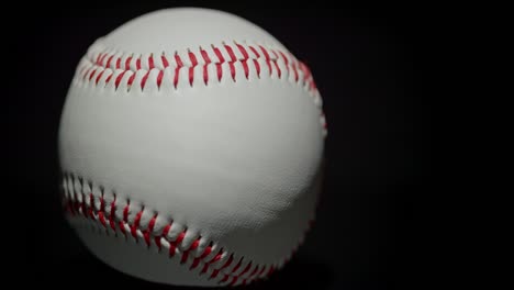 Baseball-Rotating-on-Black-Background