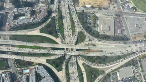 Aerial-View-of-Four-Level-Interchange-LA