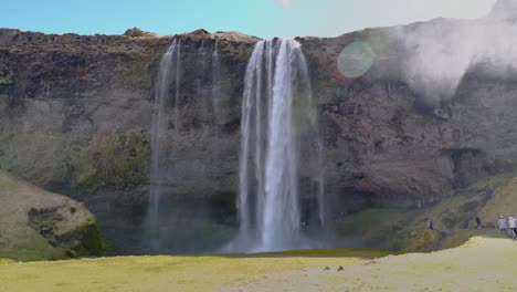 Panning-Across-Large-Waterfall