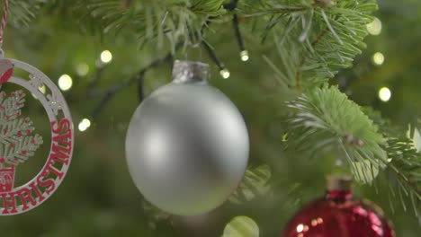 CU-of-Decorations-on-Christmas-Tree-1