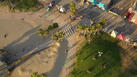 Luftaufnahme-Des-Strandwegs-Von-Venedig