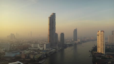 Bangkok-and-Chao-Phraya-River-at-Dawn