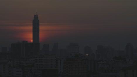 Timelapse-of-Sunset-Over-Bangkok-Skyline