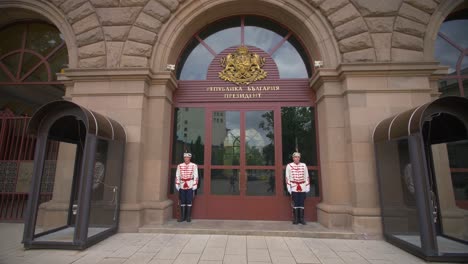 Guards-Outside-Presidency-Building-Sofia