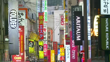 Signs-on-a-Seoul-Shopping-Street