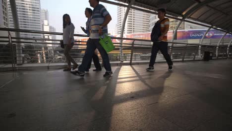 Pedestrians-on-Footbridge-Bangkok