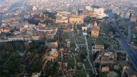 Vista-aérea-de-ruinas-romanas-y-templos