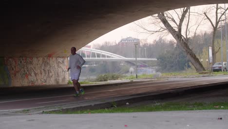 Running-Under-Bridge