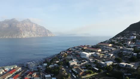 Flying-Over-Hout-Bay-Town