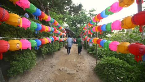 Pathway-With-Colourful-Paper-Lanterns