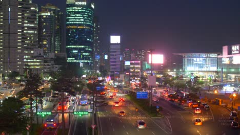 Autobahn-In-Seoul-Bei-Nacht