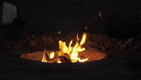 Camp-Fire-Burning