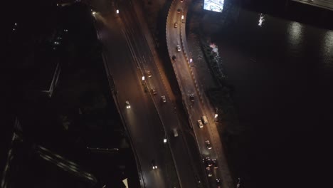 City-Roads-at-Night-Nigeria-Drone-06