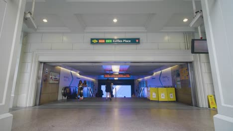 U-Bahn-Eingang-Singapur