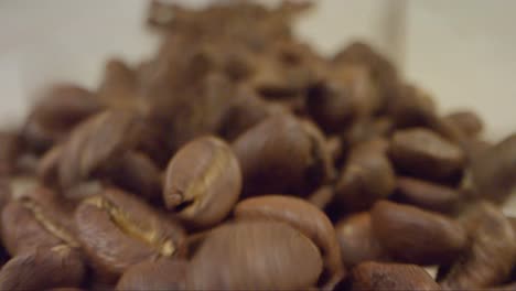 Coffee-Beans-Quickly--Dropping-in-Front-of-Camera