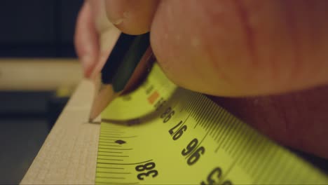 Using-Tape-Measure-to-Mark-Wood