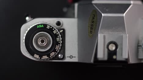 Flat-Lay-Extreme-Close-Up-ISO-Wheel-Retro-Camera