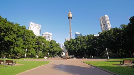 Sydney-Hyde-Park-Fountain-with-Centre-Point-Tower