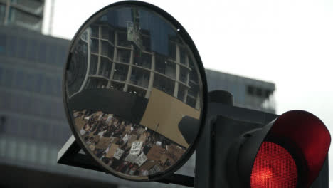 Marching-and-Chanting-BLM-London-Protestors-Reflected-in-Convex-Mirror