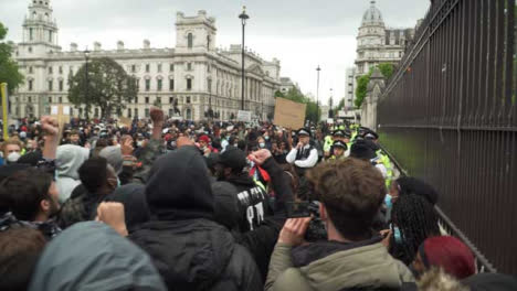 London-Black-Lives-Matter-Activist-Starts-Chanting