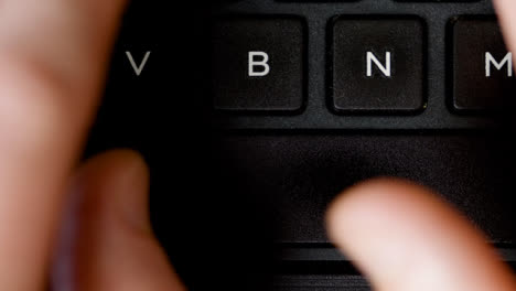 Top-View-of-Hands-Typing-Space-Keyboard-Button