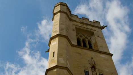 Panning-Shot-of-St-Peters-College-In-Oxford-England