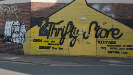 Tracking-Shot-of-Graffiti-On-Building-Exterior-In-Birmingham-