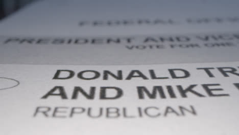 Tracking-Close-Up-to-Donald-Trump-Name-on-Ballot-Paper-for-US-Election