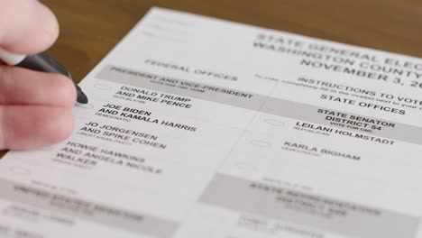 Close-Up-Hand-Voting-for-Joe-Biden-on-Ballot-Paper-in-US-Election 
