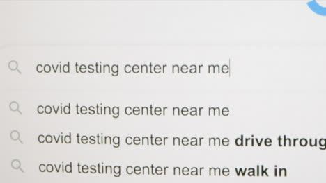 Typing-Covid-Testing-Center-in-Google-Search-Bar
