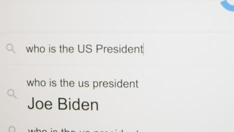 Typing-Who-is-US-President-in-Google-Search-Bar