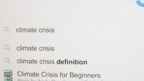 Typing-Climate-Crisis-in-Google-Search-Bar
