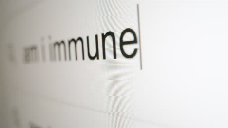 Extreme-Close-Up-Typing-Am-I-immune-in-Google-Search-Bar