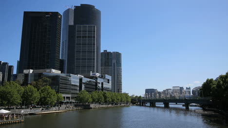 Melbourne-Australia-South-Bank-Yarra-River-buildings