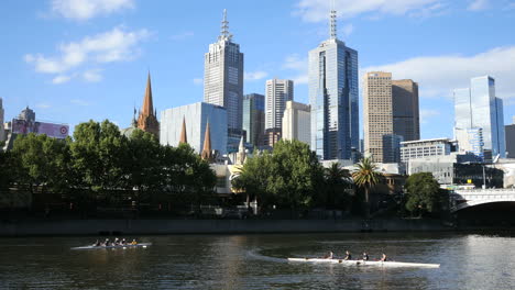 Melbourne-Australien-Yarra-River-Mit-Crew