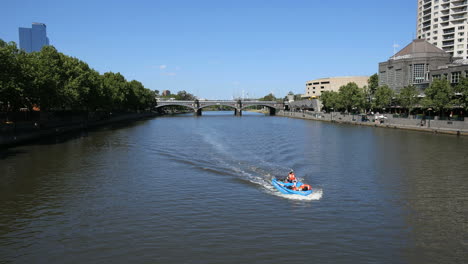 Melbourne-Australien-Boot-Fahren-Auf-Dem-Yarra-River