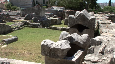 Croacia-Salona-Ruinas-Del-Antiguo-Cementerio