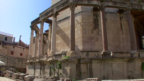 Split-Croatia-columns-inside-palace