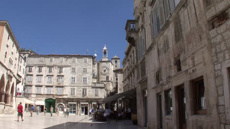 Split-Croatia-view-of-a-plaza