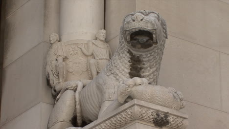 Split-Croatia-zooms-on-carved-lion's-mouth