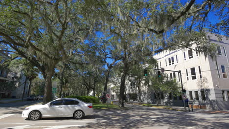 Savannah-Georgia-Innenstadt-Straßen