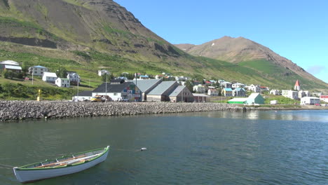Iceland-Siglufjordur-town-view