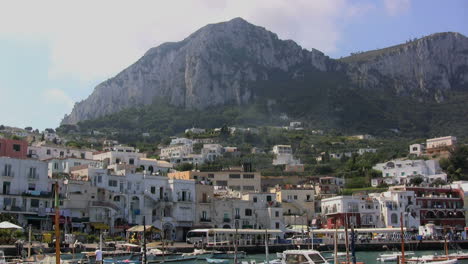 Italia,-Capri,-Isla,-Vista,-Con,-Montaña