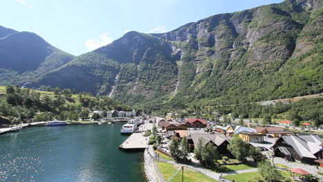 Norway-Flam-station-from-above