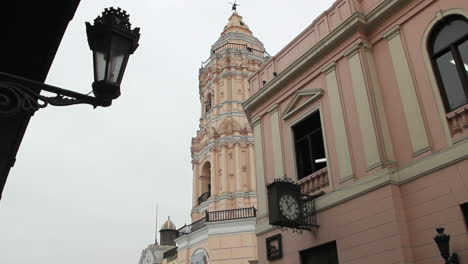 Lima-Peru-cathedral-with-bird