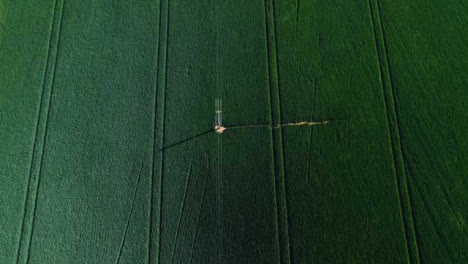 Drone-Shot-Flying-Over-Power-Lines-In-Field