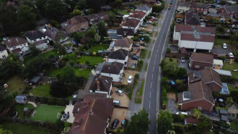 Drone-Shot-Passing-Over-Residential-Road-Part-2-of-2