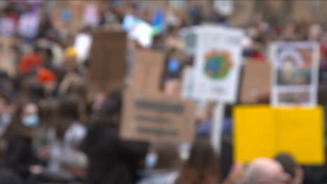 Blurred-Shot-of-COP26-Climate-Change-Protest