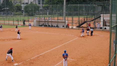 Tracking-Shot-of-Softball-Game-In-Jakarta