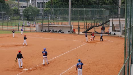 Tracking-Shot-of-a-Softball-Game-In-Jakarta